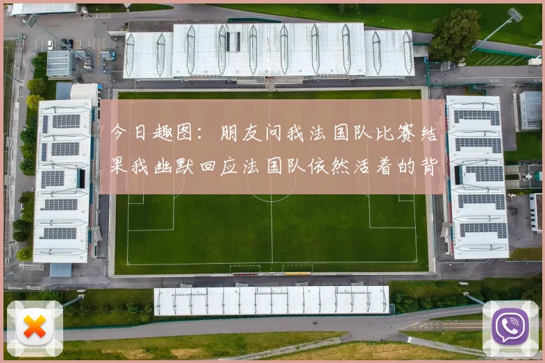 今日趣图：朋友问我法国队比赛结果我幽默回应法国队依然活着的背后故事